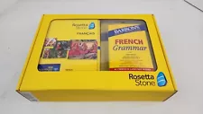 NIB Rosetta Stone French Lvl 1-5 Total Ver. 4 Kit For Mac & PC Francais Sealed