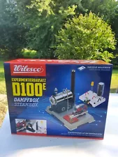 Wilesco D100e Steam Engine And Electronics Kit New Original Box