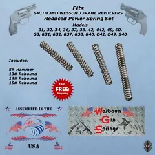 **Custom Reduced Power Spring kit For Smith and Wesson S&W J Frame Revolvers**