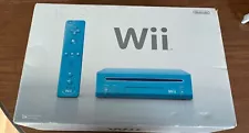 Nintendo Wii RVK S BAAG USZ Limited Edition Console - Blue -NEW Open Box