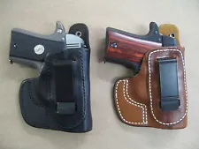 Azula Leather In The Waist IWB Concealment Holster CCW For..Choose Gun Color - D