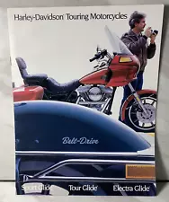 Harley Davidson 1984 Sales Brochure Electra Glide Tour Glide Sport Glide HOG