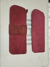 88-94 OBS Chevy GMC C/K Truck Silverado Sun Visor Set RED Cloth