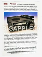 Sales Flyer Brochure For AOR AR7030 Shortwave Radio Receiver