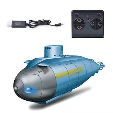 Mini RC Submarine Remote Control Boat RC Race Boat 6CH Gift Toy Kids Boys W5W6