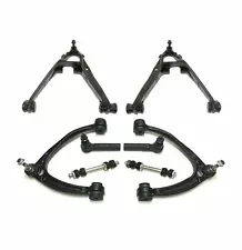 8 New Pc Suspension Kit for Escalade Tahoe Yukon Control Arms Outer Tie Rod Ends