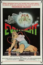 EVILS OF THE NIGHT + 3 Star Wars Posters - All Original Theatrical Movie Posters