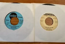 Glen Campbells 1st record DREAMS FOR SALE/I've Got To Win CENECO 1324 & Ember 45