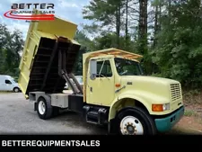 1999 International 4700 UNDER CDL DT466 CHIPPER DUMP TRUCK