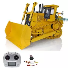 US Stock 1/14 RC Metal Hydraulic Bulldozer DXR2 Radio Control Dozer 201 Sound