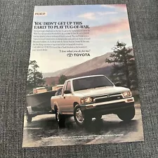 1992 Toyota Pickup Truck XtraCab Deluxe V6 Ad Towing A Boat