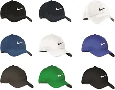 NIKE-GOLF-NEW-Adjustable-Fit-SWOOSH-FRONT-BASEBALL-HAT-CAP-DRI-FIT&POLY