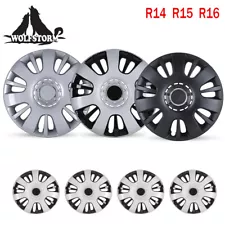 Set of 4 14" 15" 16" Inch Wheel Covers Snap On Hub Caps Fit R14 R15 R16 Tire+Rim (For: 2003 WRX)