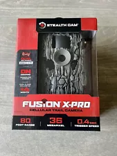 STEALTH CAM FUSION X PRO CELLULAR TRAIL CAMERA DUAL AT&T VERIZON 36 MP NEW NIB