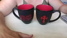 2 Counts Kustoms Las Vegas Black/Red Kross Mugs by Liquid Logic- Counting Cars