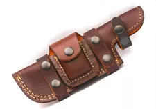 LEATHER SHEATH HANDMADE HORIZONTAL LEATHER SHEATH FOR TRACKER KNIFE sh500