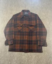 New ListingVTG 90’s Pendleton Button Up Men’s M Brown Button Up 100% Wool Cotton Plaid