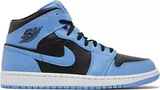 Size 10.5 - Air Jordan 1 Mid University Blue Black