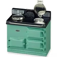 Aga Cook Stove 1.779/5 Green Reutter Kitchen DOLLHOUSE Miniature