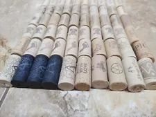 60 Synthetic Corks with designs