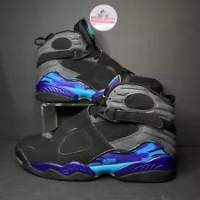 Nike Air Jordan 8 Retro ‘Aqua’ 305381-025 OG Black Og Classic Men’s - Sz 8.5