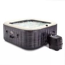 Intex PureSpa Plus Greystone Inflatable Square Hot Tub Spa, 83 x 28" (Used)