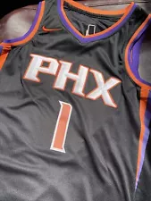 Devin Booker #1 jersey, black, embroidery