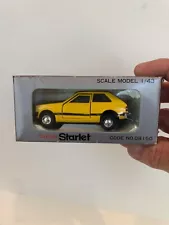 Toyota Starlet Die Cast Car, Scale Model 1/43, Code No. 08150, Made in Japan