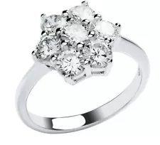 diamond cluster rings for sale ebay