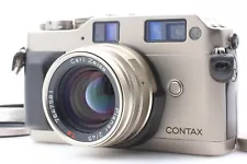 [EXC+5 w/ Hood] Contax G1 Rangefinder Film Camera + Planar 45mm f2 Lens JPN K226