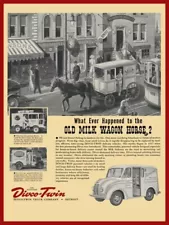 1941 DIVCO Twin Milk Truck NEW METAL SIGN: DIVCO Older Models, Borden Milk Truck