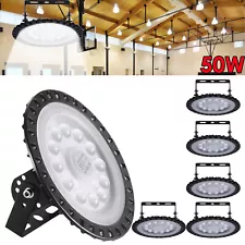 LED Shed Gym 6x50W Factory Lighting UFO High Light Industrial Bay Warehouse