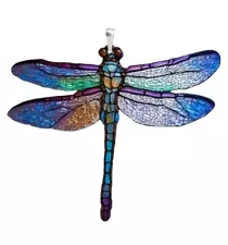 Dragonfly Sun Catcher Durable 2D Acrylic Decor for Car Mirror, Bag, & Keychain