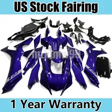 Blue Carbon Fiber Painted For Yamaha YZF R1 R1M 2020-2024 Fairing Kit Bodywork (For: 2020 Yamaha)