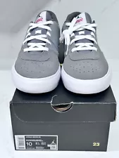 JORDAN SERIES ES STEALTH/UNIVERSITY RED-WHITE MENS 10 NEW IN BOX