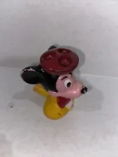 Vintage Mickey Mouse Bubble Blower Pipe Walt Disney Cartoon Toy- Missing Straw