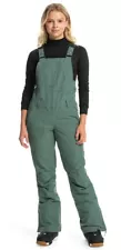 2024 Roxy Rideout Women's Snow Bib Ski Pants XL Forest Green New w Tags $259