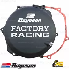 Boyesen Factory Racing Black Clutch Cover For Suzuki RMZ 450 2008-2018