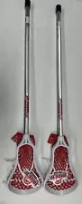 Lot of 2 NWT Youth Maverik Juice Jr. LAX Lacrosse Sticks 35” Red