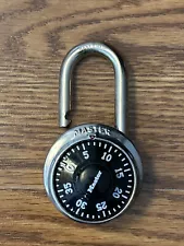 MASTER LOCK COMBINATION PADLOCK 08 - 22 - 08