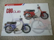 ORIGINAL HONDA C90 CUB UK SALES BROCHURE 1995 - LOOK!