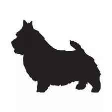 Norwich Terrier Dog - Vinyl Decal Sticker - Multiple Color & Sizes - ebn1986