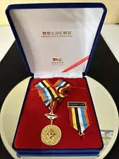 Ambassador For Peace Medal Korean War Veteran Ministry Of Patriots Complete