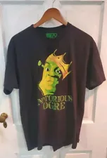 Shrek Notorious Ogre Muzo T Shirt Men's XL Large DreamWorks 2013 Black Biggie