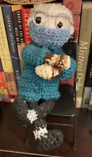 Crochet amigurumi Bernie Sanders Mittens Plush doll With Chair Inauguration