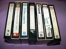 BETAMAX Beta Pre Recorded / Blank Tapes Lot of 6 Sony, TDK, etc HEAD CLEANER