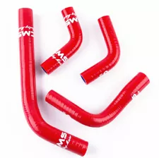 Silicone Radiator Hose Kit for Honda CRF250 CRF250X CRF250R 2004-2009 2008 Red (For: 2008 Honda CRF250R)