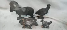 Cast nra Silhouette targets Ram Turkey pig chicken rimfire 22lr set