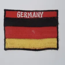 GERMAN FLAG PATCH GERMANY DEUTSCHLAND Vintage Military Nazi Era Original