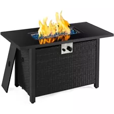 43in Outdoor Propane Fire Pit Table 50,000 BTU Gas Fire Pit for Patio Used